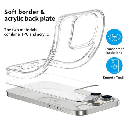 Acrylic TPU Hybrid Transparent Magsafe Case for iPhone 15 Pro
