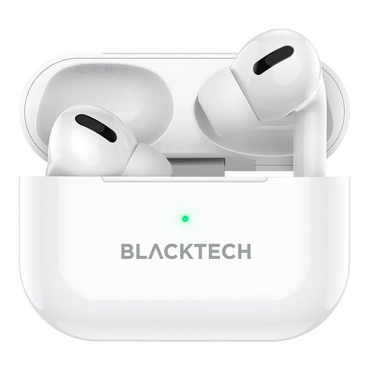 BLACKTECH BL-DES08 Physical Noise Cancelling True Wireless Earphones - White