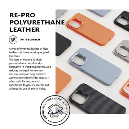 MASTERCRAFT Re-Pro Polyurethane Leather Magsafe Case for iPhone 15 Plus