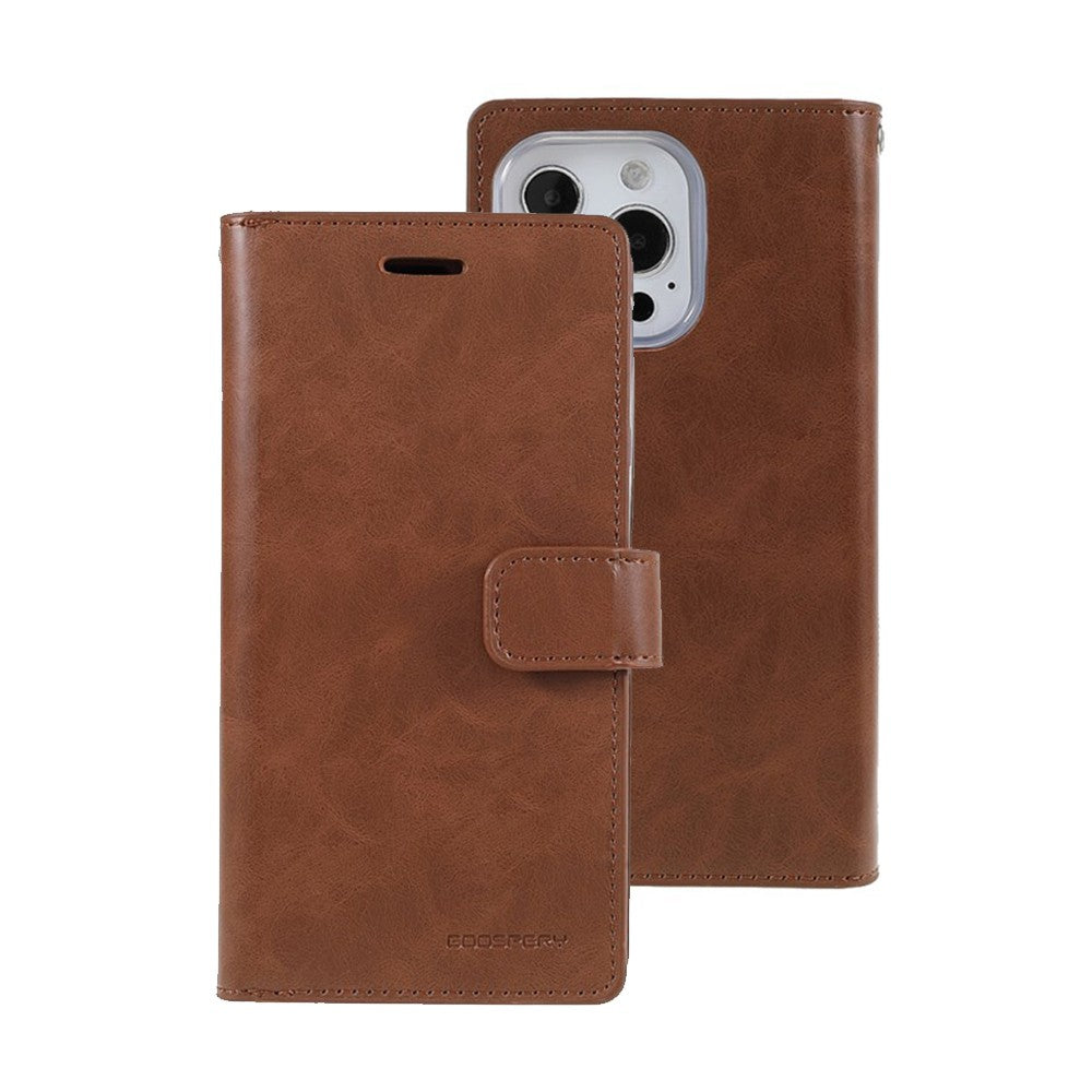Mansoor Diary Cover Case for iPhone 15