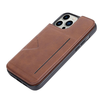 Back Flip Leather Wallet Shockproof Cover Case for iPhone 15 Plus