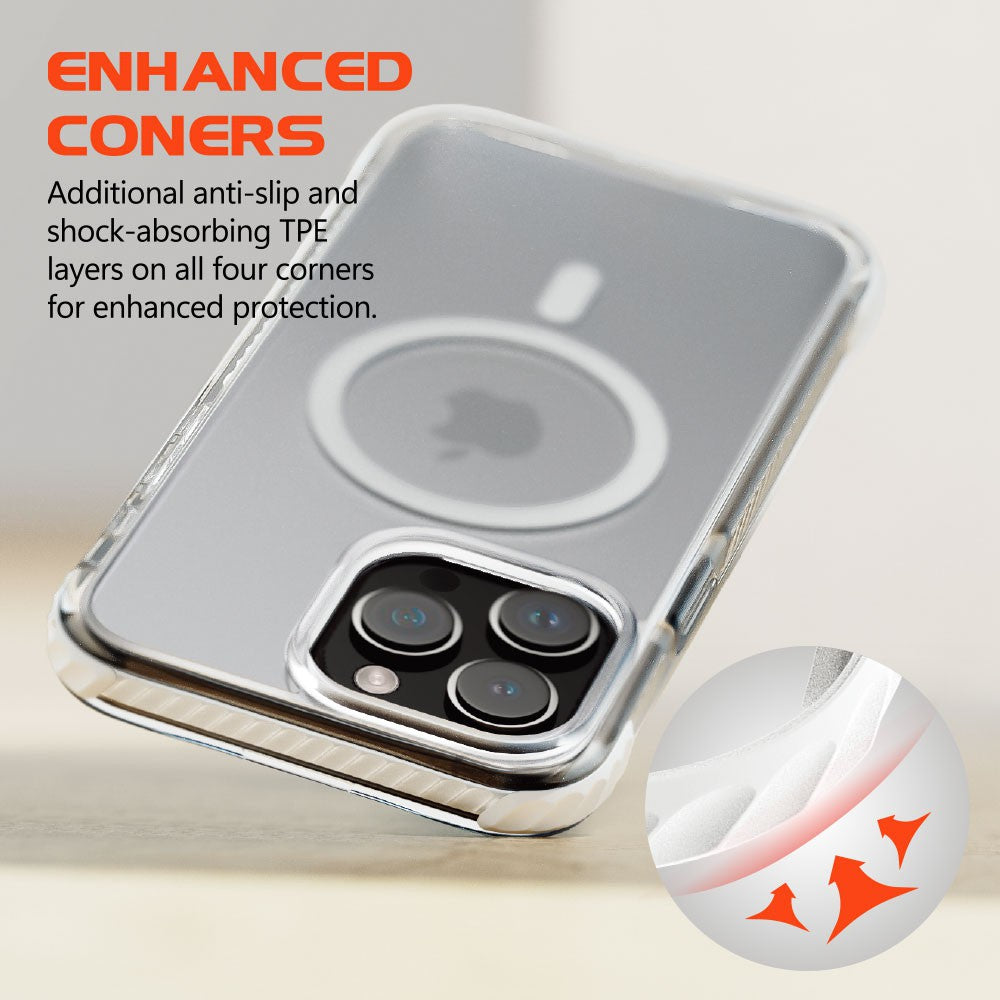 Echo Wave Ultimate Impact Protection Transparent Case for iPhone 15 Pro