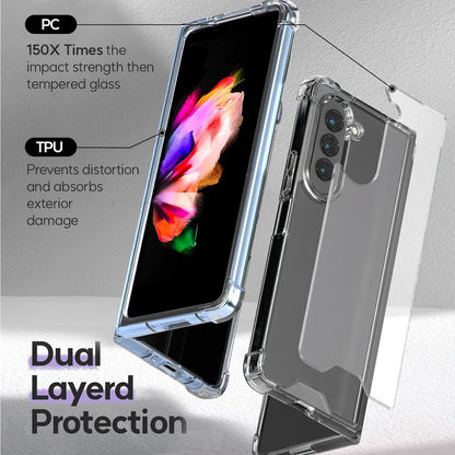Super Protect Transparent Cover Case for Samsung Galaxy Z Fold5