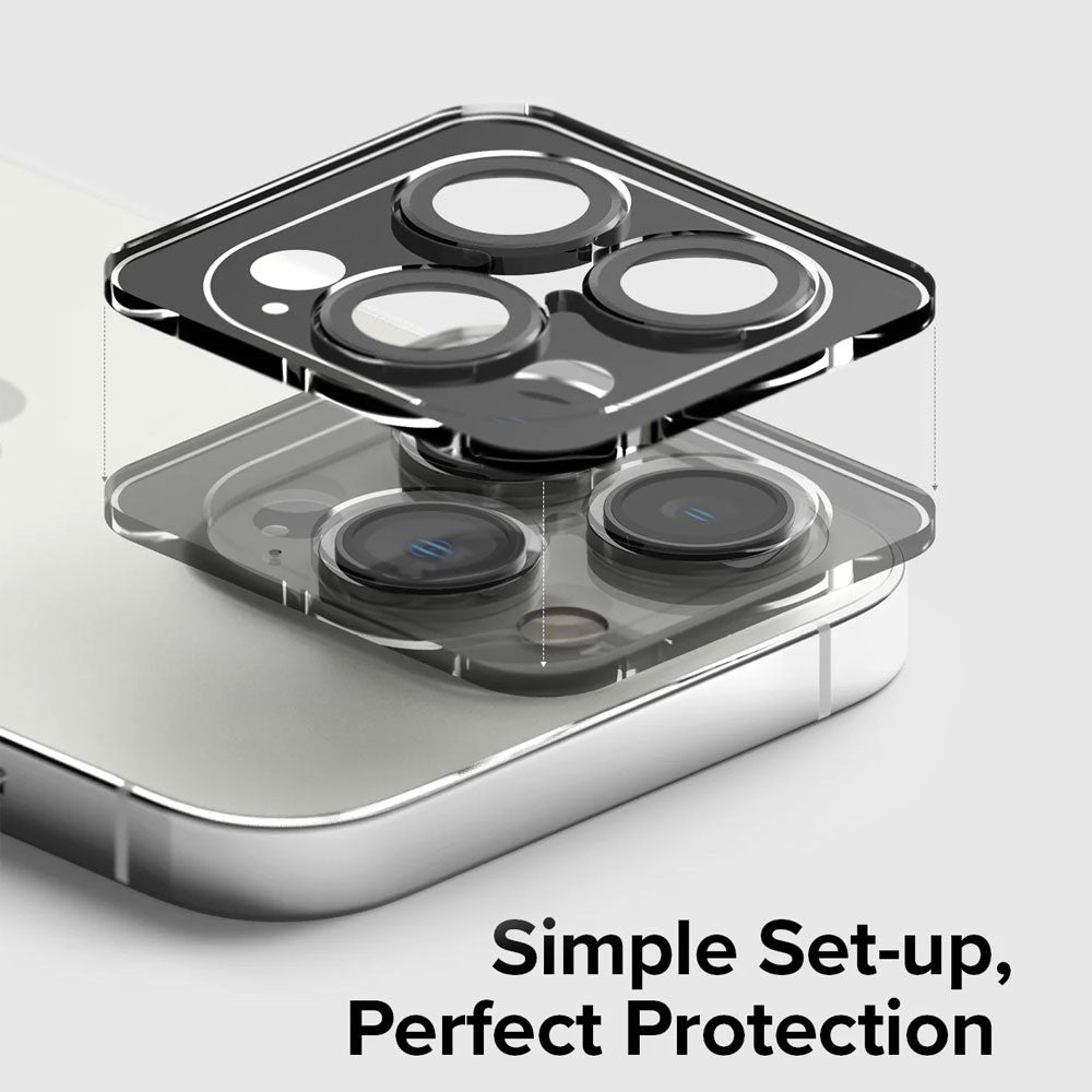 Aluminum Alloy Camera Lens Protector for iPhone 15 Pro / 15 Pro Max (Set of 3)